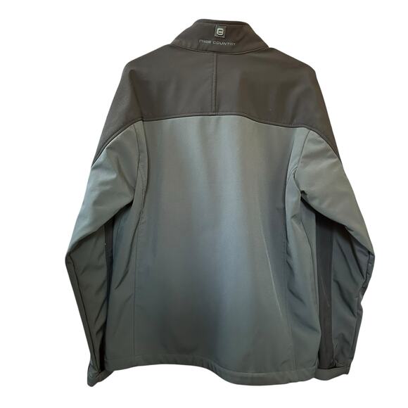 Free Country Jacket Coat Softshell Full Zip Men's Size M Medium Black Activewear - Picture 5 of 10